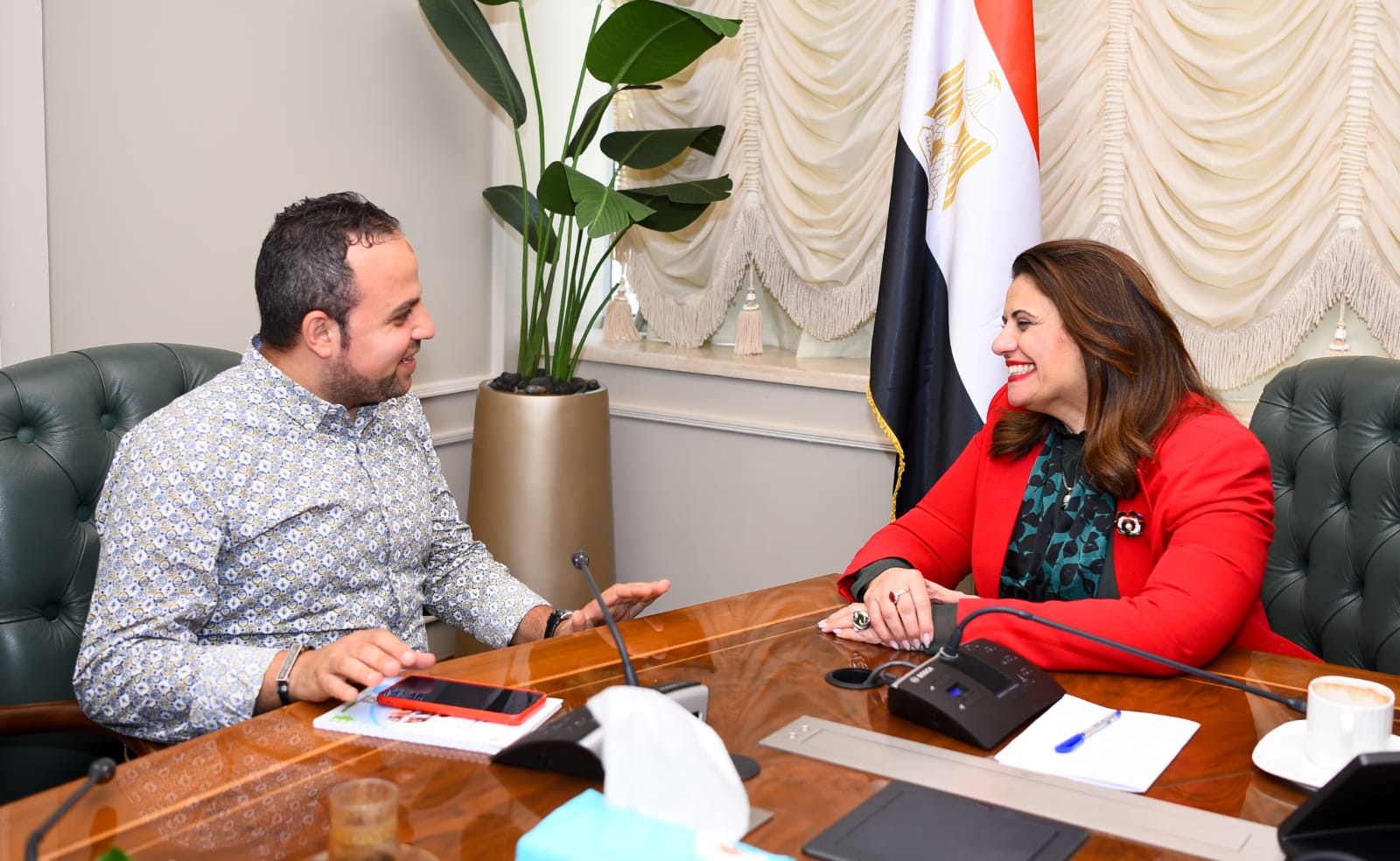 السفيرة سها جندى وزيرة الدولة للهجرة وشئون المصريين فى الخارج (2)