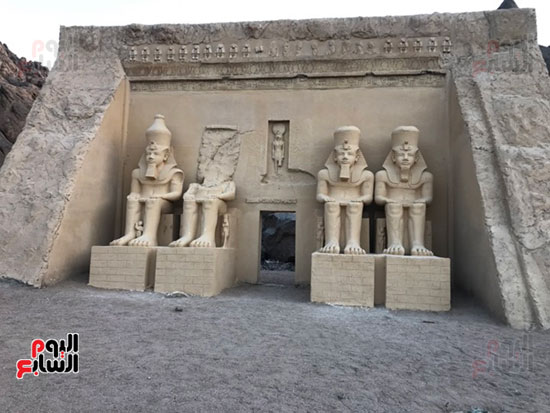 المعابد-الفرعونية-مجسمة