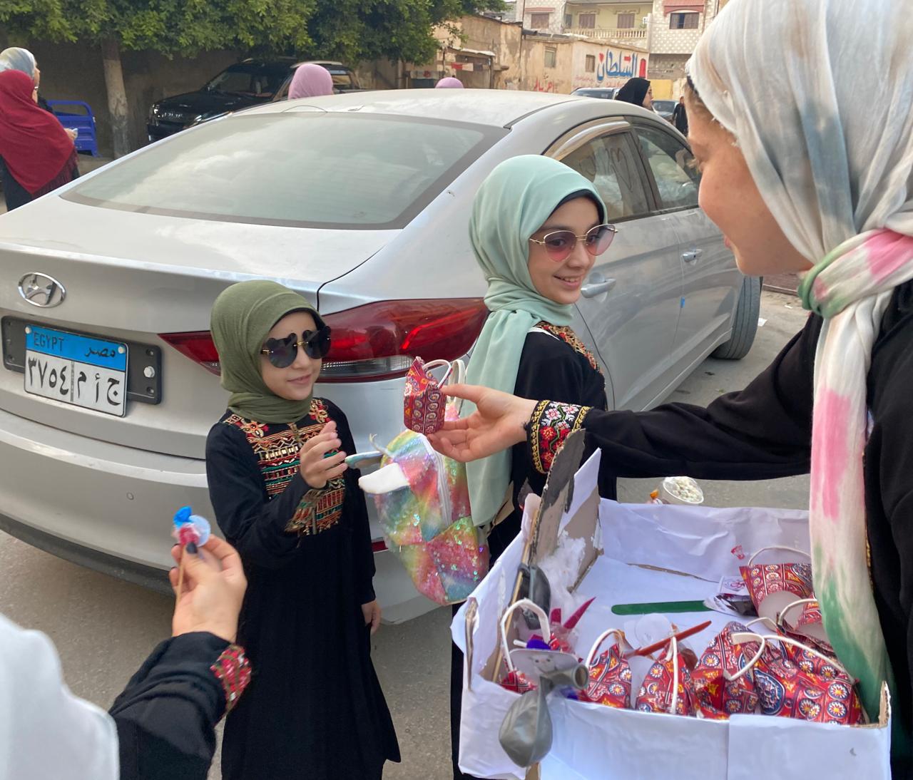 توزيع هدايا على الاطفال بشمال سيناء