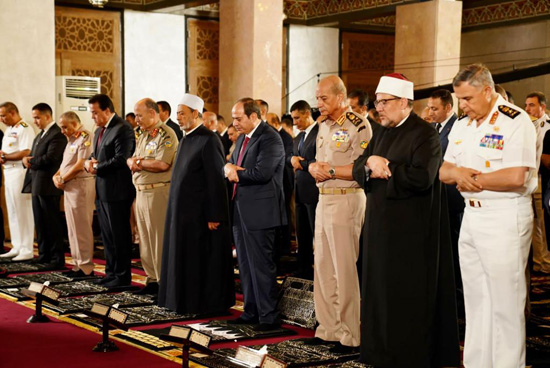 السيسي صلاة العيد (2)