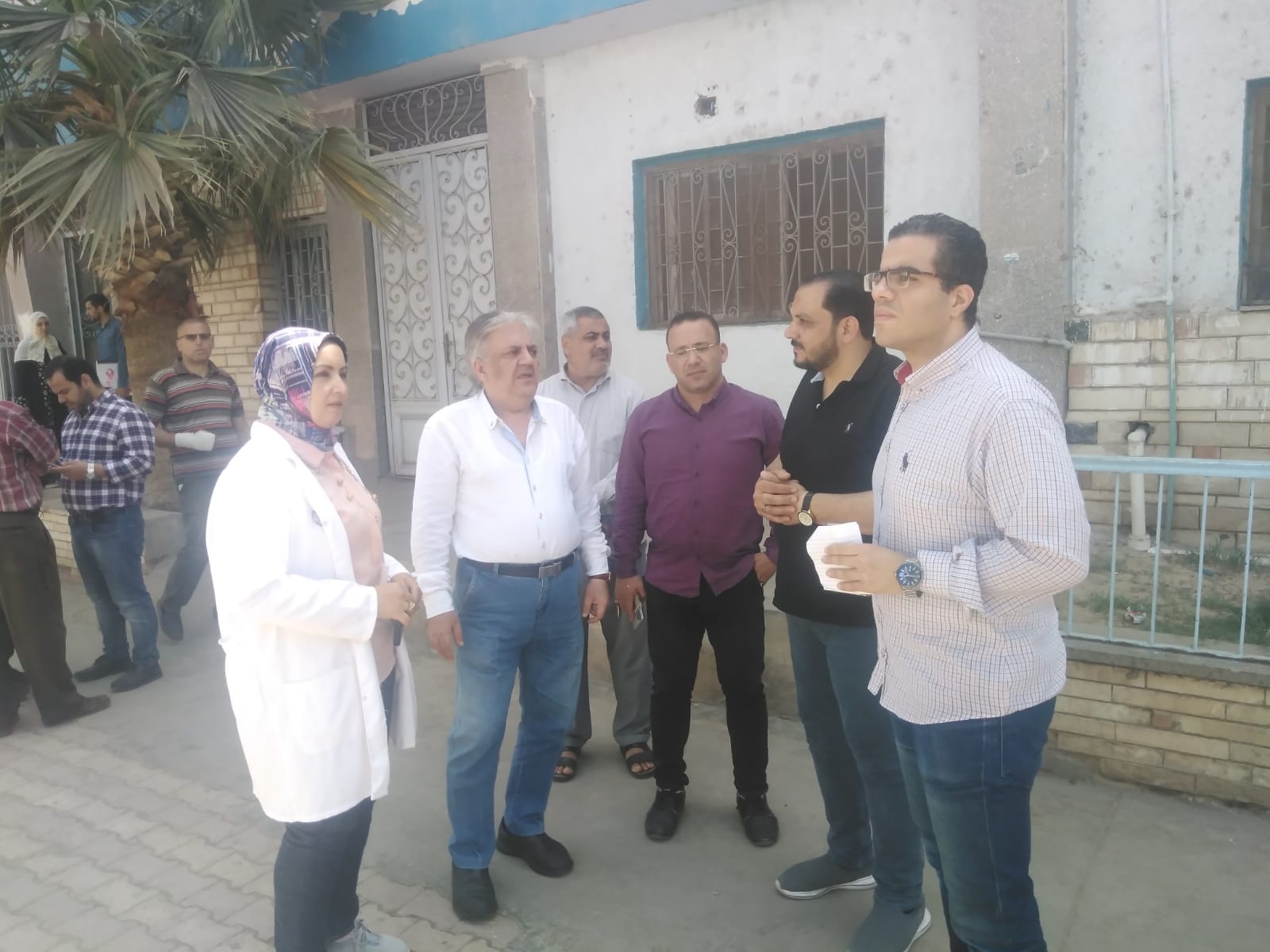 وكيل صحة الدقهلية يتفقد مستشفى دكرنس (1)