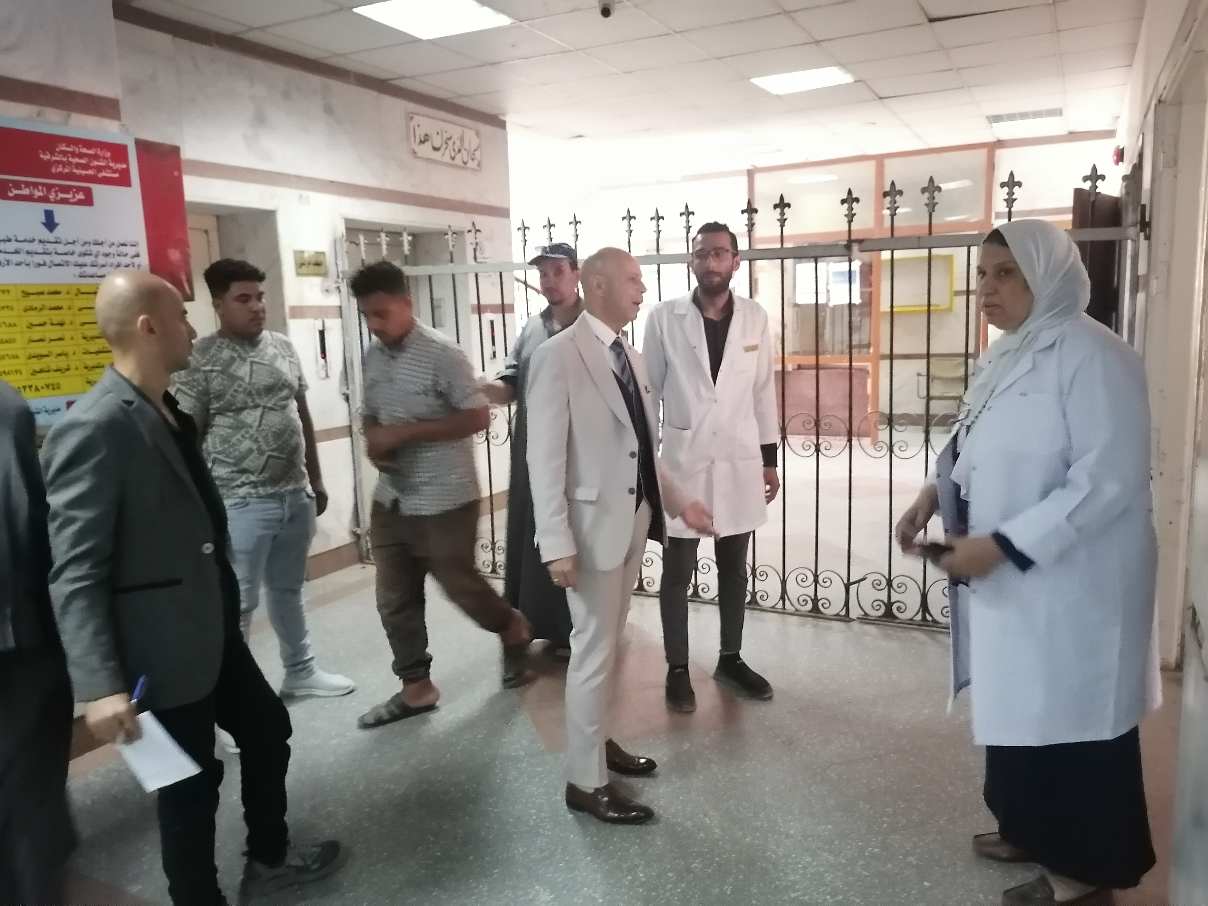 بدء في أعمال تطوير مستشفي الحسينية المركزي  (4)