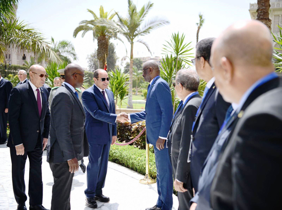 الرئيس السيسي مع نظيره الموريتاني (7)