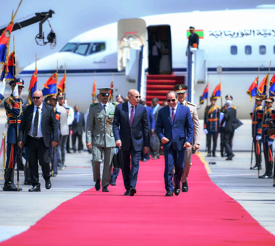 الرئيس السيسي مع نظيره الموريتاني (8)