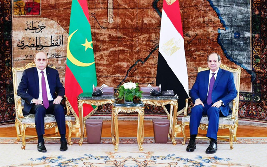 الرئيس السيسي مع نظيره الموريتاني (12)