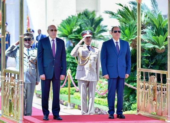 الرئيس السيسي مع نظيره الموريتاني (10)