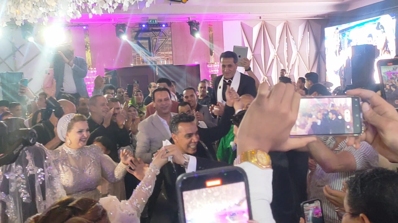 احمد شيبة يحتفل بزفاف نجله محمود بالإسكندرية (3)