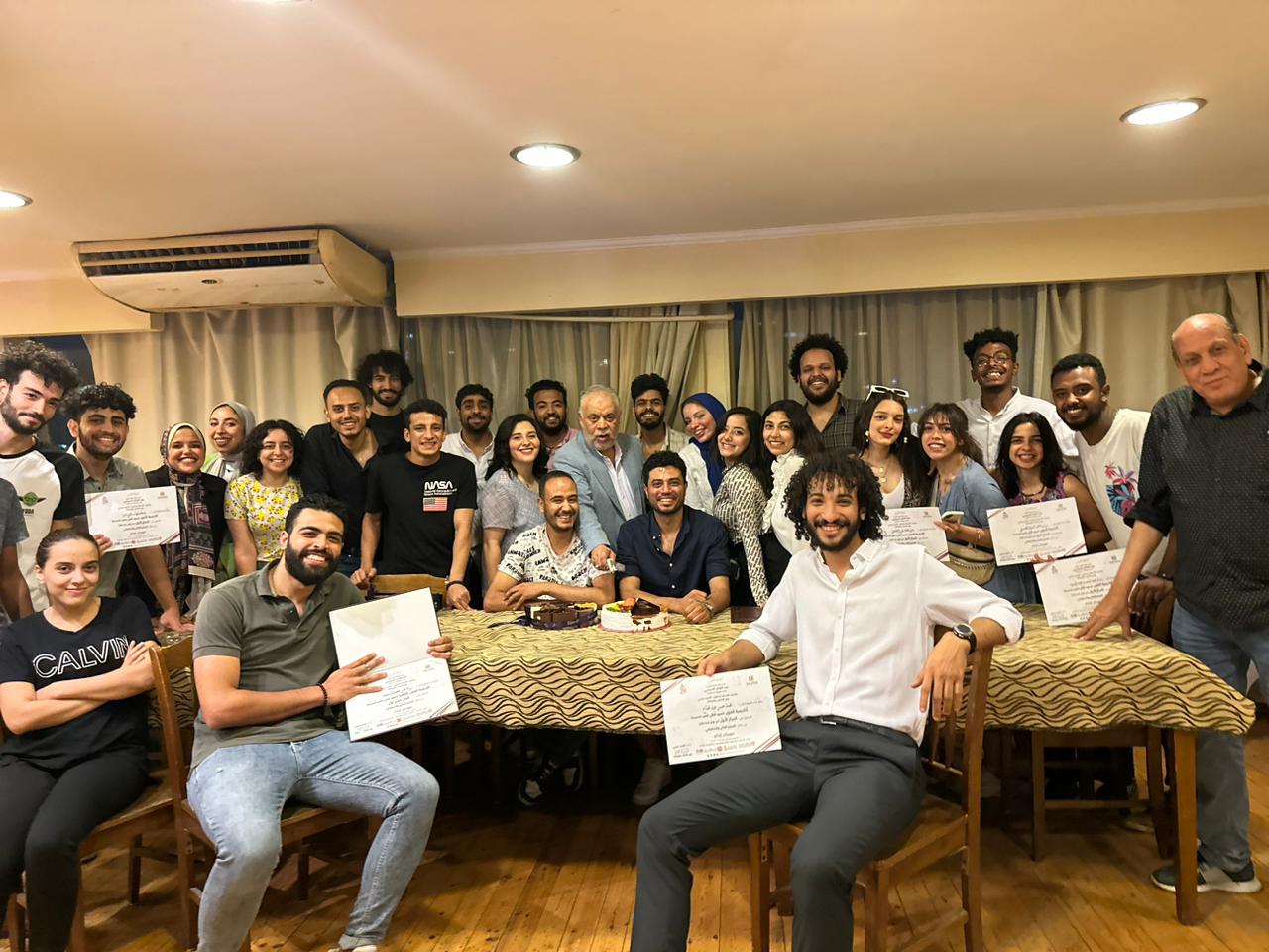 شباب المبدعين يحتفلون مع أشرف زكي بجوائز الإبداع (5)