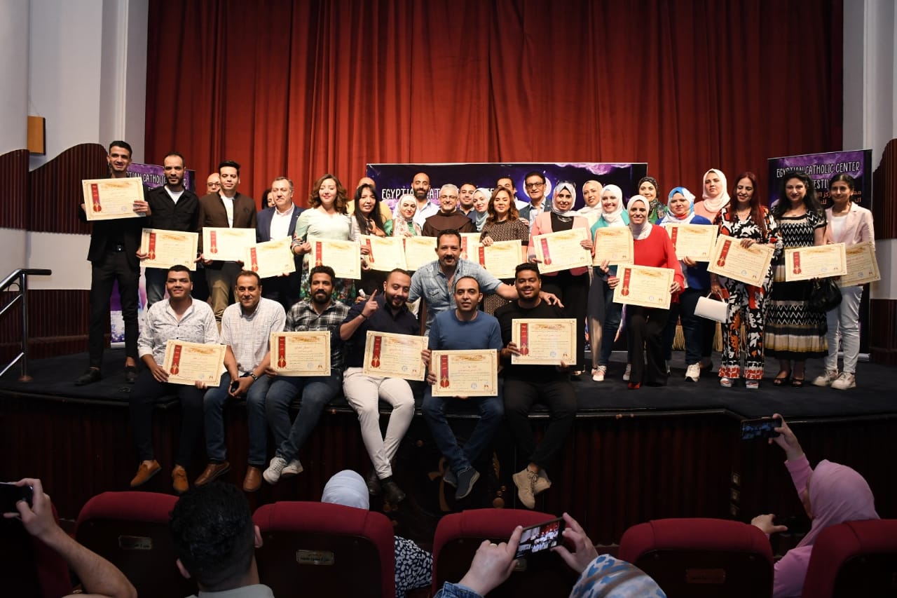 مهرجان المركز الكاثوليكي يكرم الزميل بهاء نبيل وسلسلة من الصحفيين والمصورين المصريين (6)