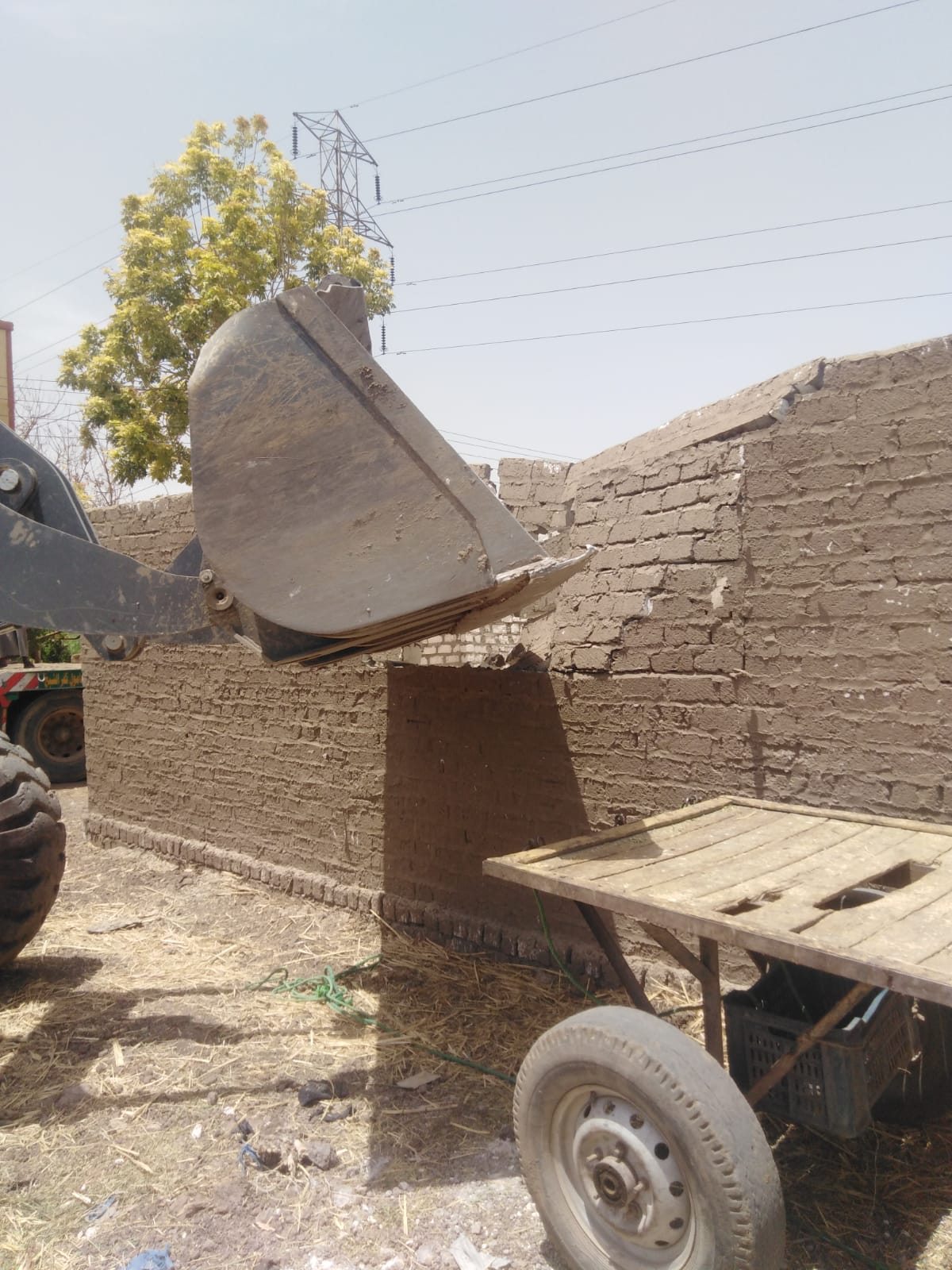 جانب من حملات إزالة التعديات على الأراضى الزراعية