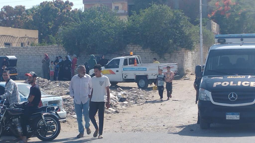  انتشال جثة غريق ترعة السوايسية (2)