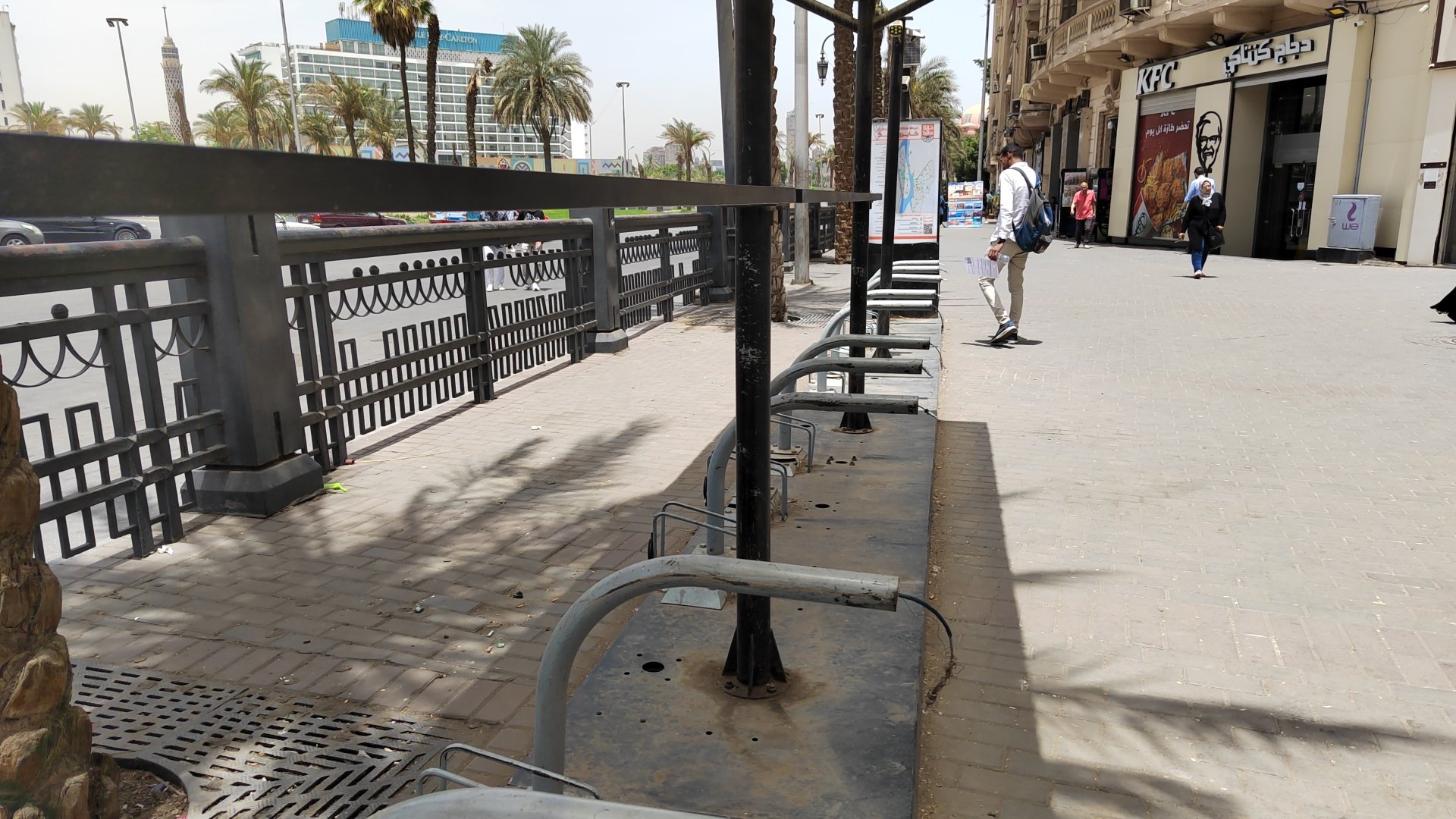 محطة ميدان التحرير خالية من الدراجات  (3)