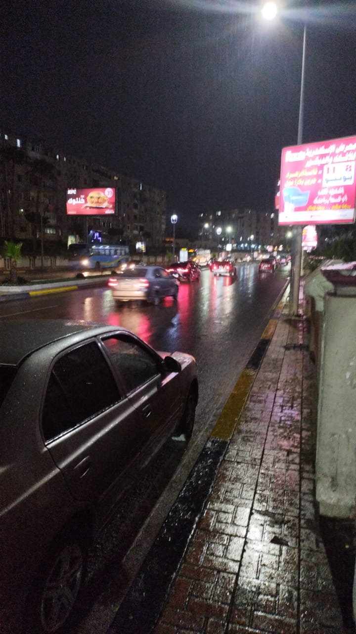 أمطار مسائية فى الإسكندرية (2)