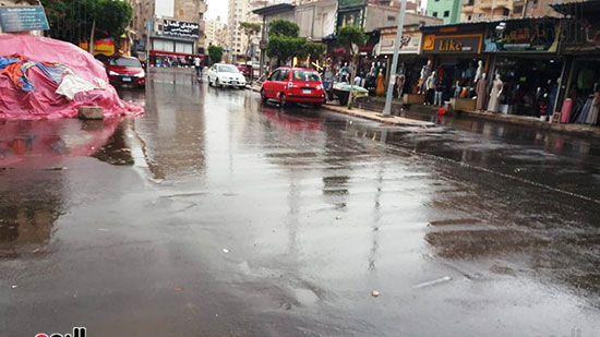 أمطار رعدية تضرب مناطق فى البحيرة (10)
