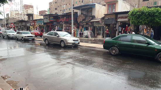 أمطار رعدية تضرب مناطق فى البحيرة (13)