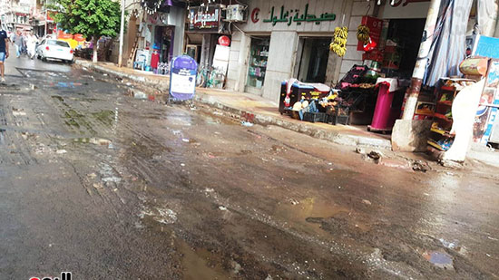 أمطار رعدية تضرب مناطق فى البحيرة (4)