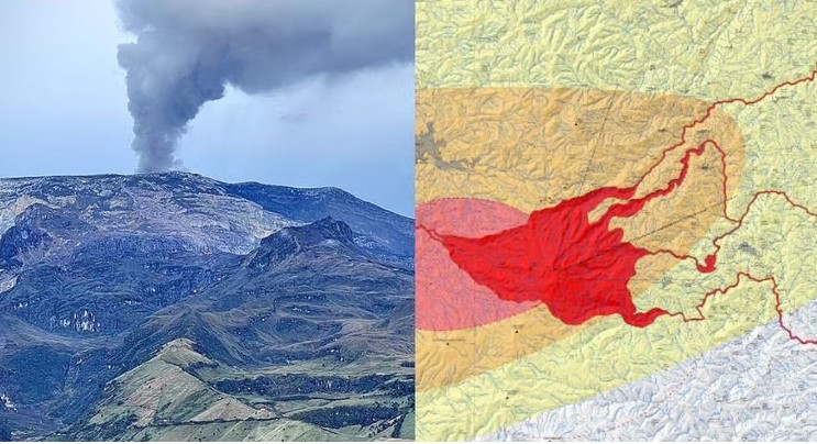 بركان نيفادو بكولومبيا