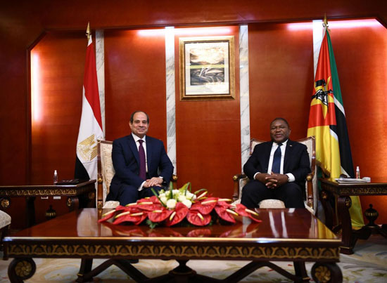 وصول الرئيس السيسى موزمبيق (6)