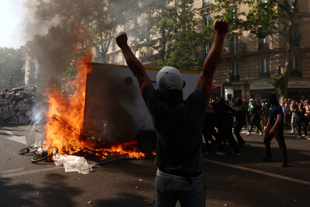 احتجاجات فرنسية - أرشيفية
