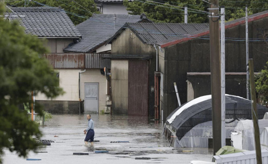 فيضان اليابان (4)