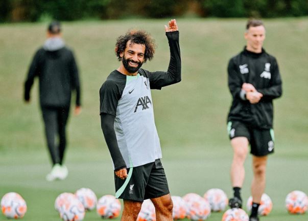 محمد صلاح في تدريبات ليفربول (5)