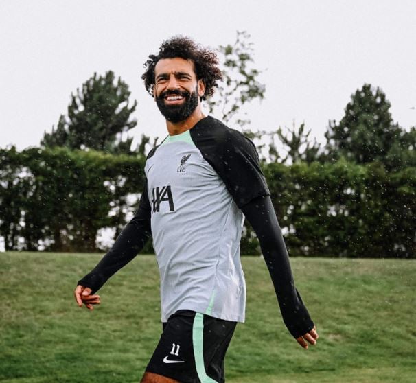 محمد صلاح في تدريبات ليفربول (9)