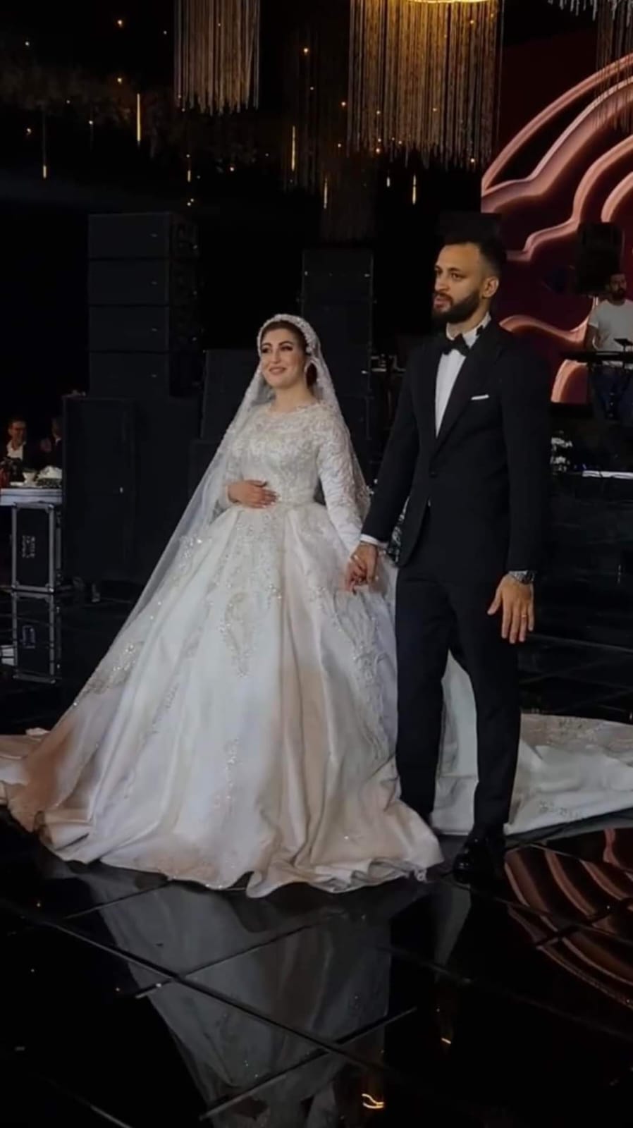 حفل زفاف مروان حمدي مهاجم المصري (4)