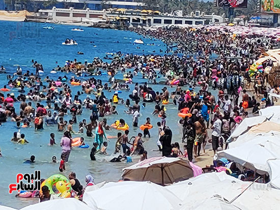 شواطئ-الإسكندرية-الان-آلاف-الزائرين-في-البحر شواطئ-الإسكندرية-الان-آلاف-الزائرين-في-البحر