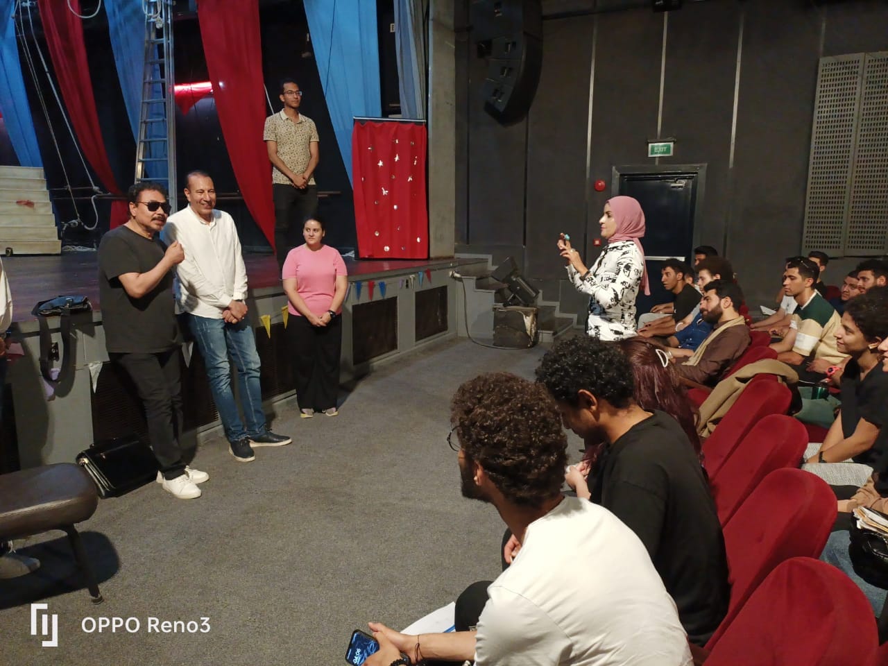 ورشة فن الالقاء بمهرجان المسرح المصري  (4)