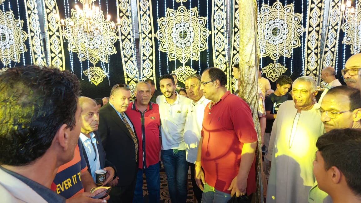 حفل زفاف شعبي للاعب كريم فؤاد بمسقط رأسه بالغربية   (3)
