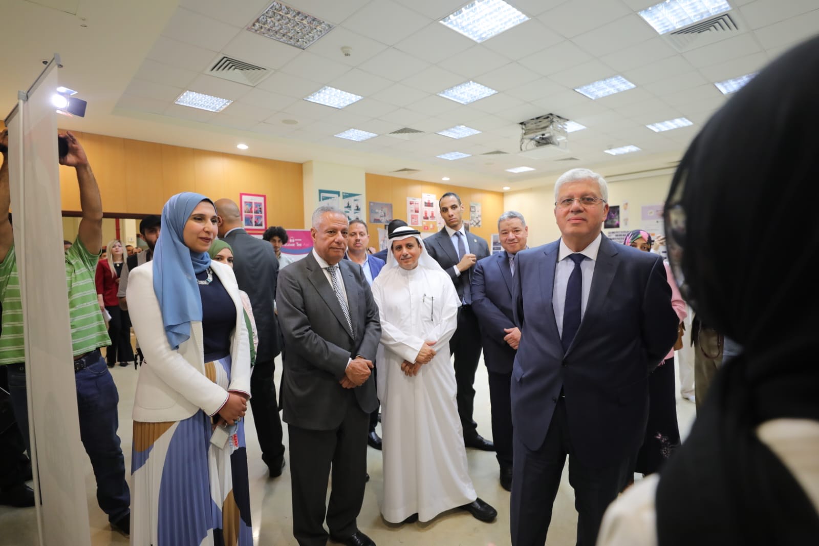 وزير التعليم العالي يزور الجامعة العربية المفتوحة بمصر (6)