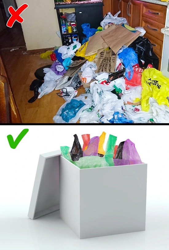 تجميع الأكياس البلاستيكية