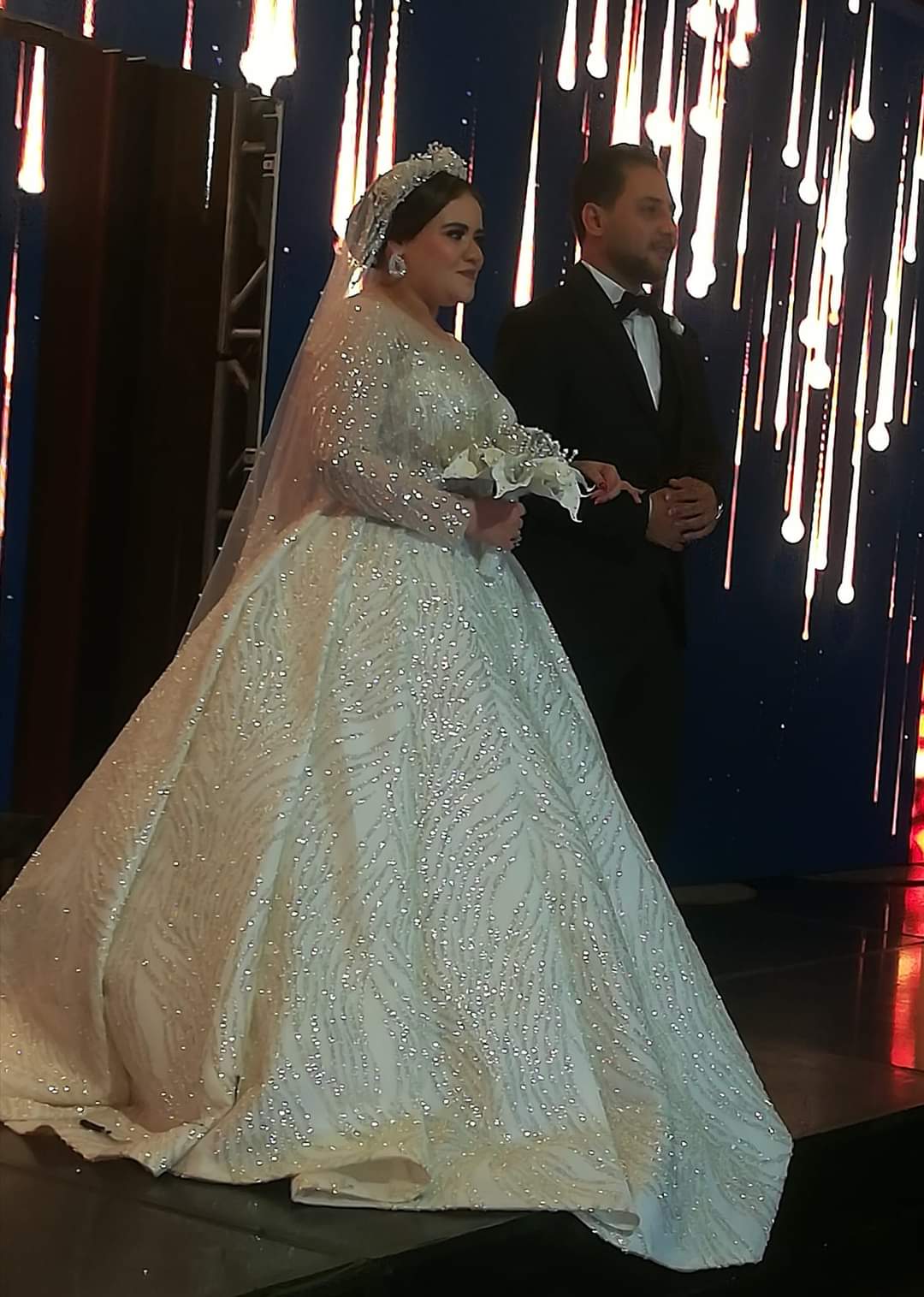 The newlyweds Zahra and Ahmed Ashour (2)