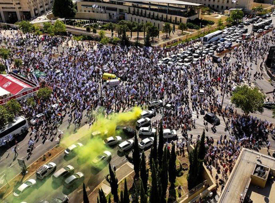 مظاهرات إسرائيل (1)