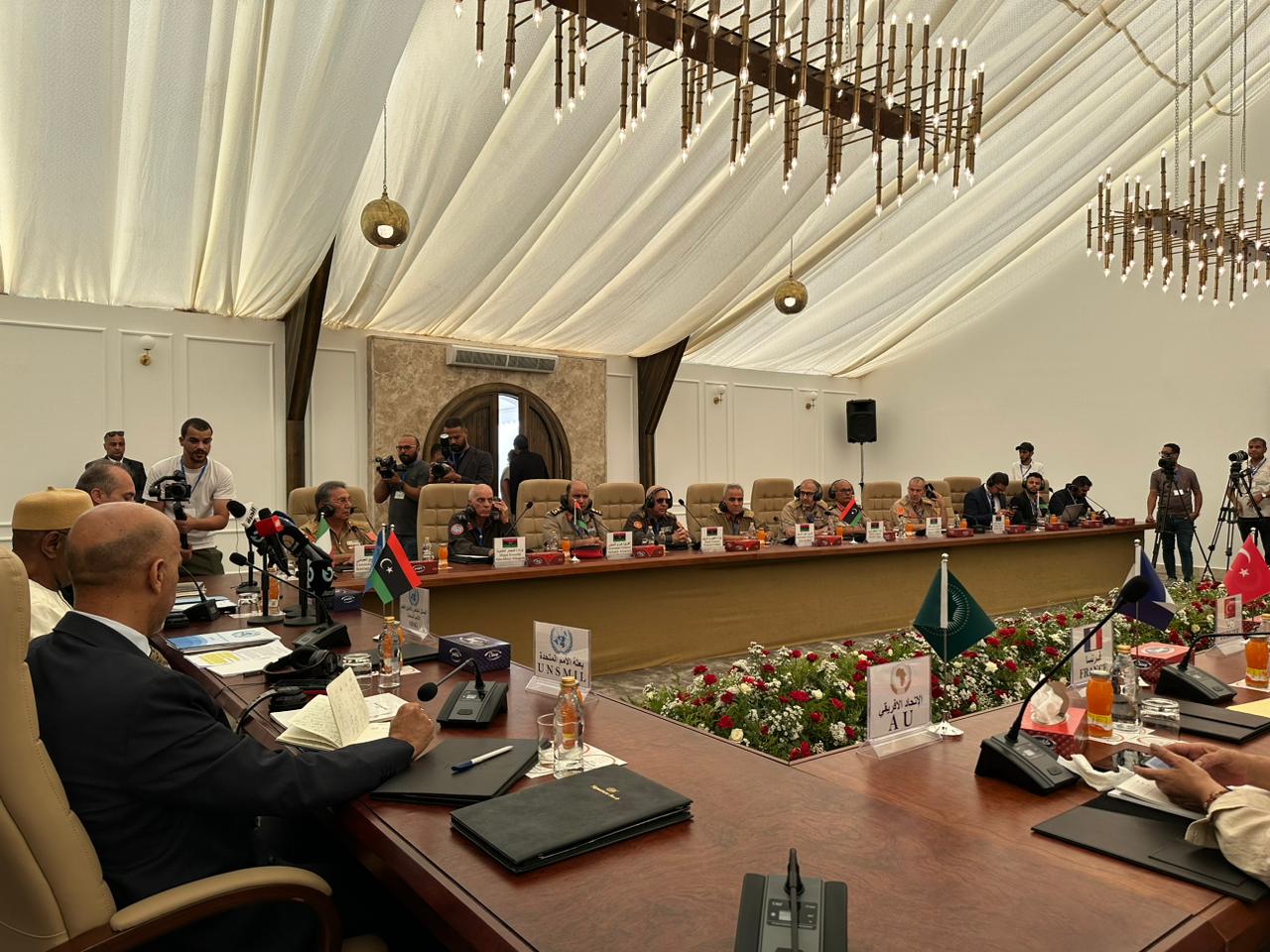 اجتماع مجموعة العمل الأمنية في بنغازي