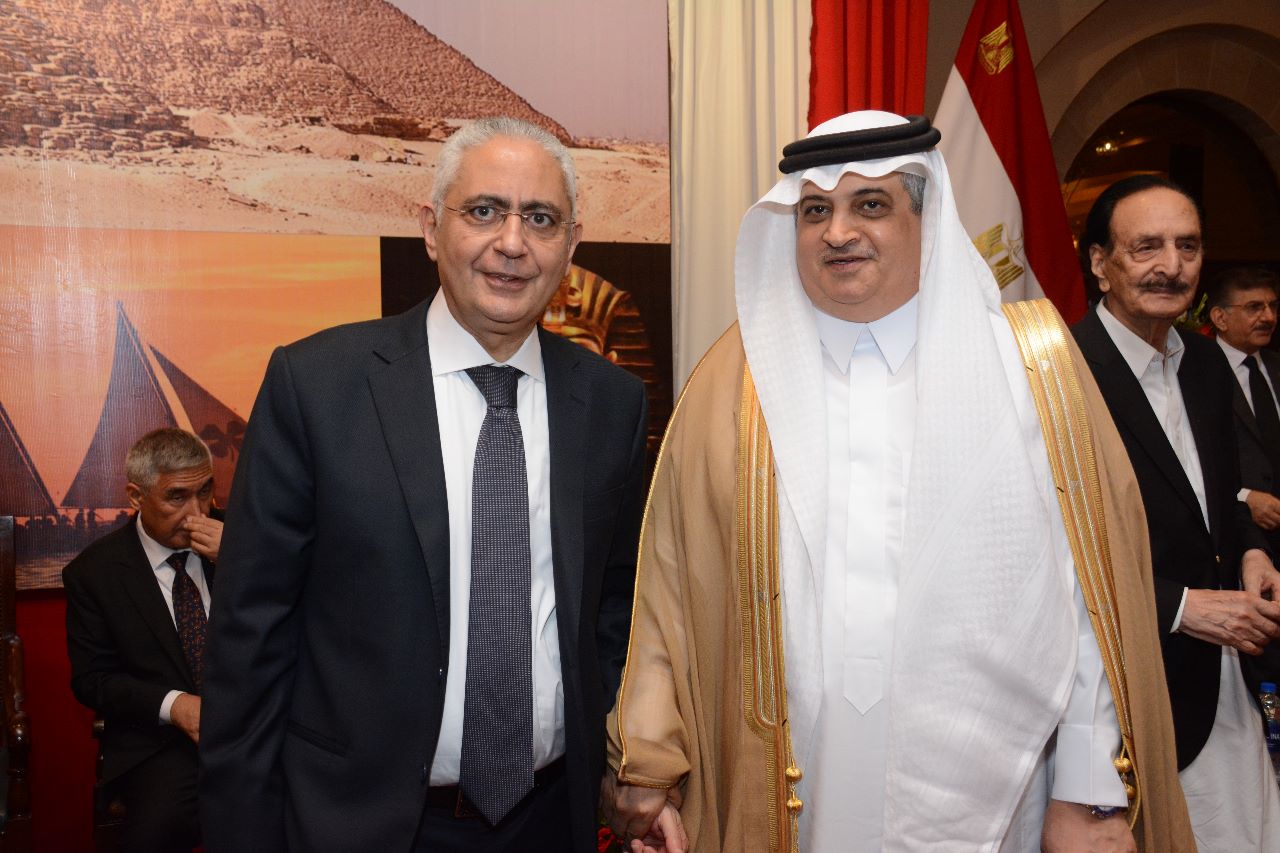 سفير مصر لدى باكستان الدكتور طارق دحروج مع السفير السعودي