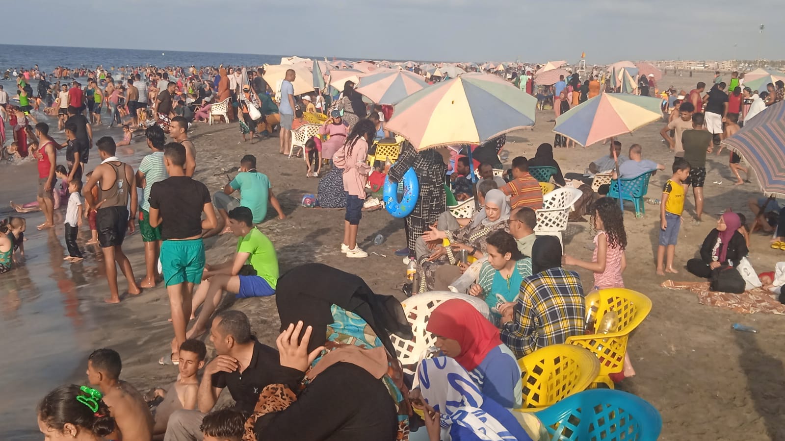 اقبال كبير على مصيف بلطيم