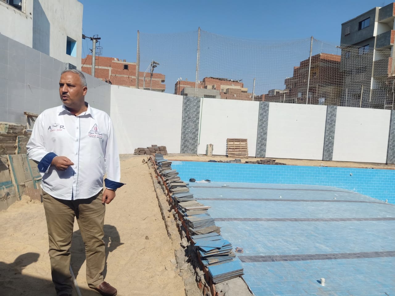 وكيل وزارة الشباب والرياضة بالقليوبية خلال الجولة وكيل وزارة الشباب والرياضة بالقليوبية خلال الجولة