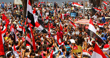 ميدان مسجد القائد إبراهيم شعاع ثورة 30 يونيو بالإسكندرية
