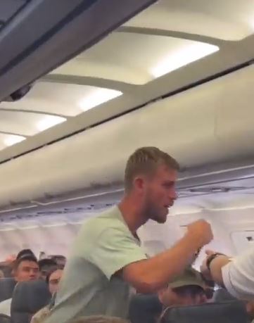 Boxer in a plane is terrifying Boxer in a plane is terrifying
