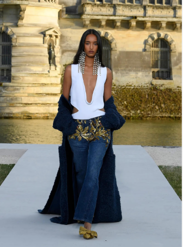 Embroidered jeans