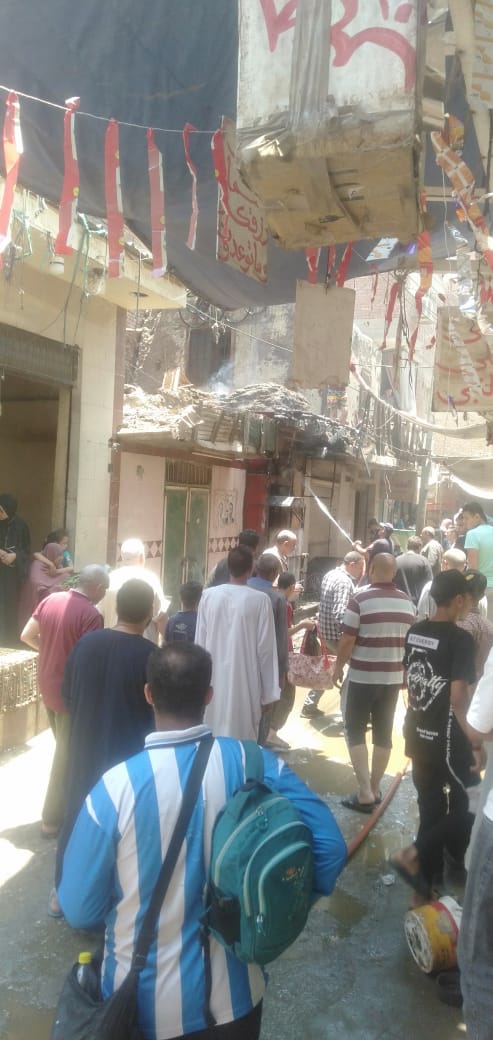 بعد السيطرة على الحريق