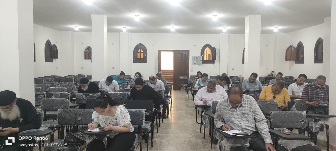 أعمال الامتحانات بمركز الشهيد أبي سيفين للدراسات اللاهوتية