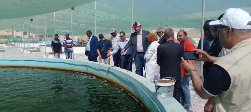 وزير الزراعة اللبناني يزور مشروعات الثروة الحيوانية والسمكية (3)
