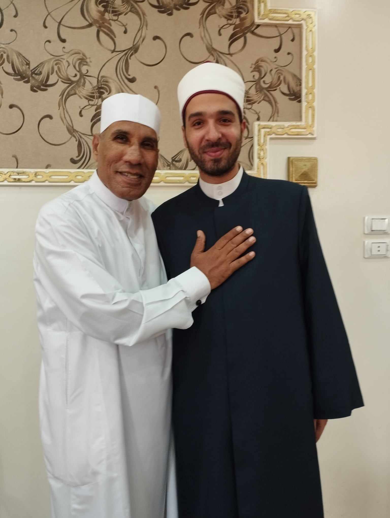 الشيخ محمد علاء مع الشيخ الطاروطى