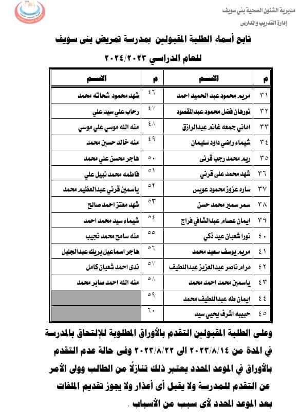 تمريض بنى سويف 2