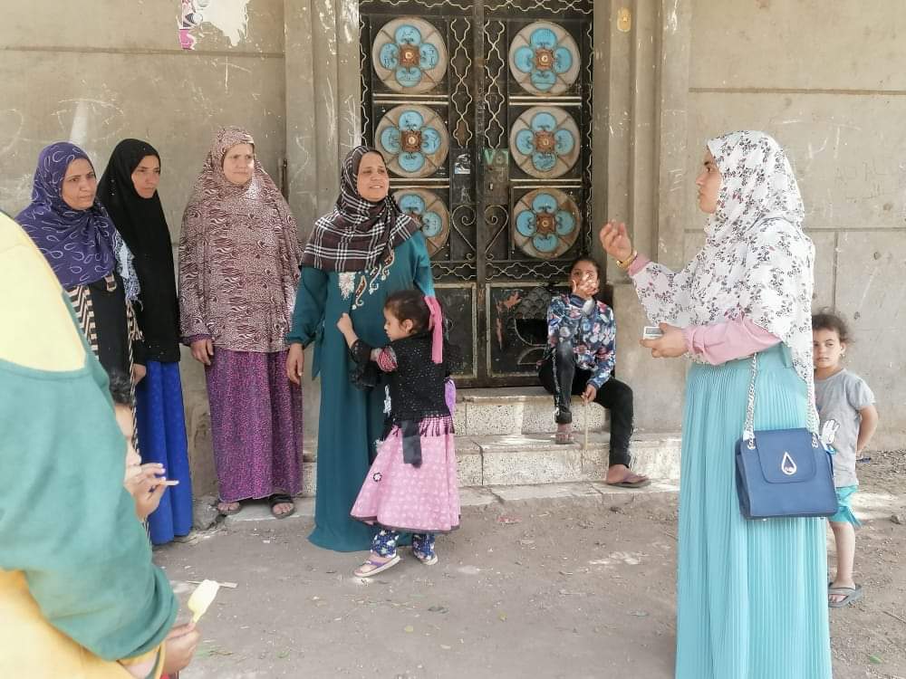 القومى  للمرأة ببنى سويف يطرق أبواب قرى المحافظة  (2)