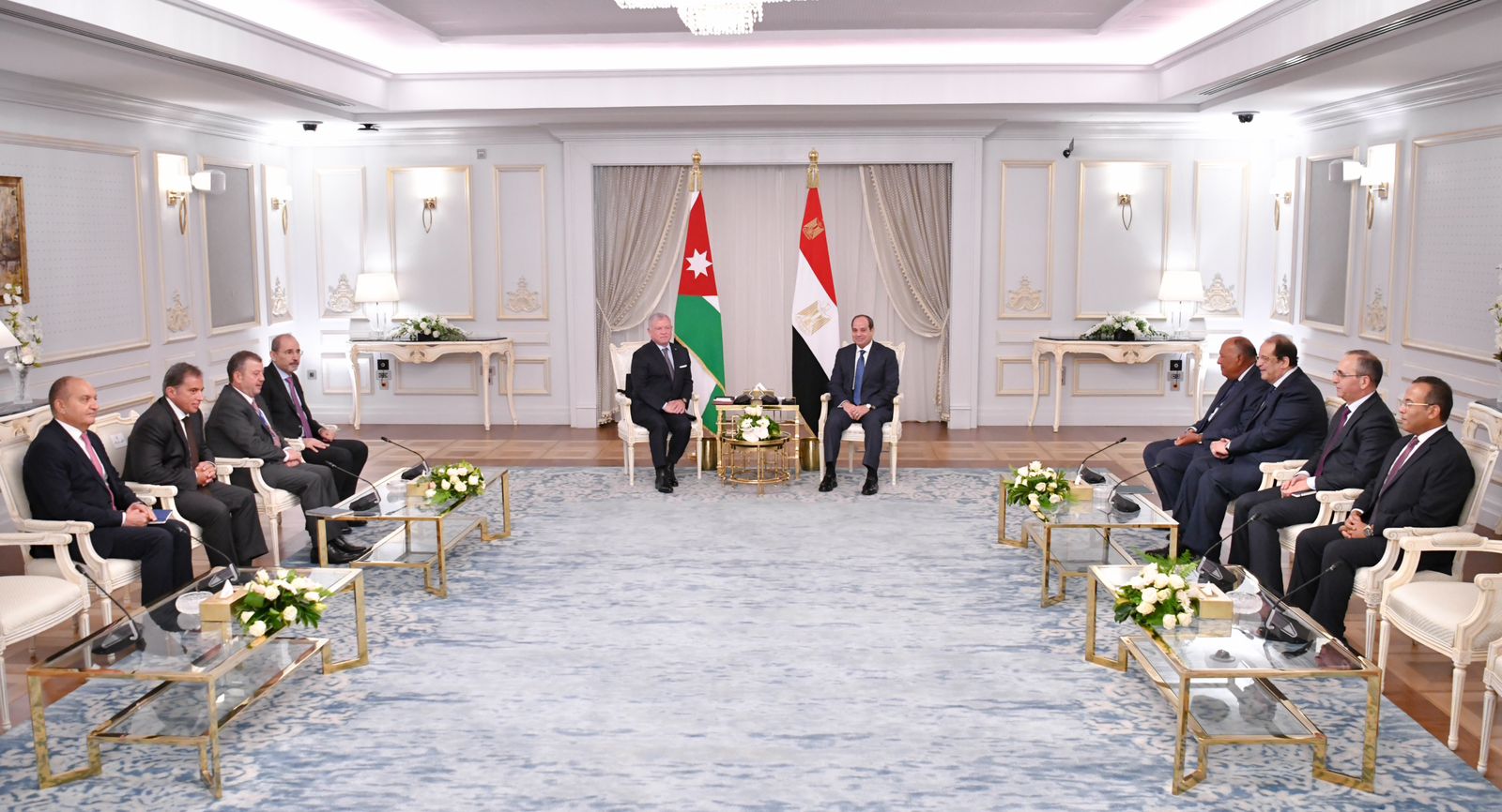الرئيس السيسى وعاهل الأردن  (4)