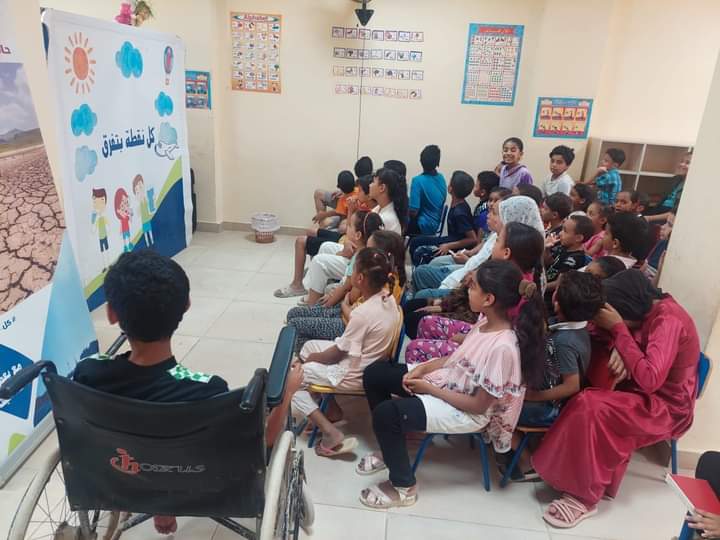 فاعليات توعية لاطفال بهيج برج العرب ضمن مبادرة حياة كريمة