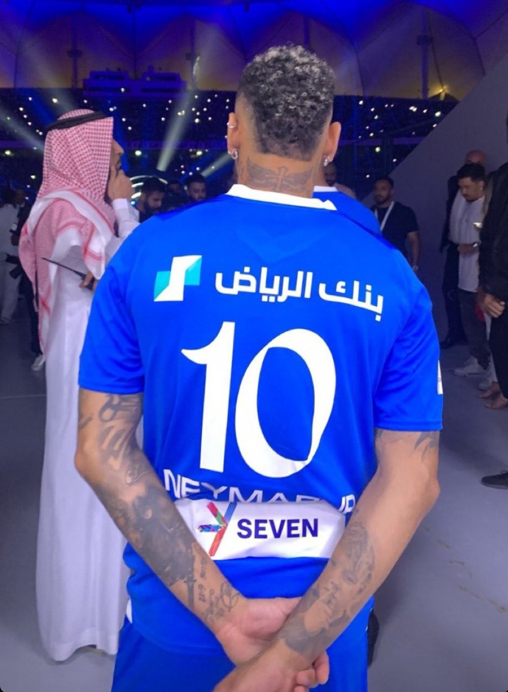 نيمار قبل لحظات من دخوله